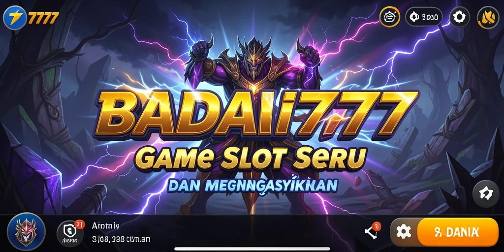 Tampilan gameplay menarik dari BADAI777 yang menampilkan mesin Slot yang seru.