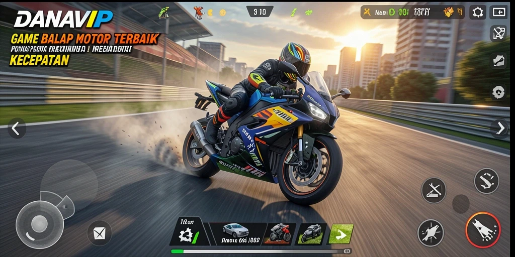 Tampilan gameplay seru dan mendebarkan dari DANAVIP.