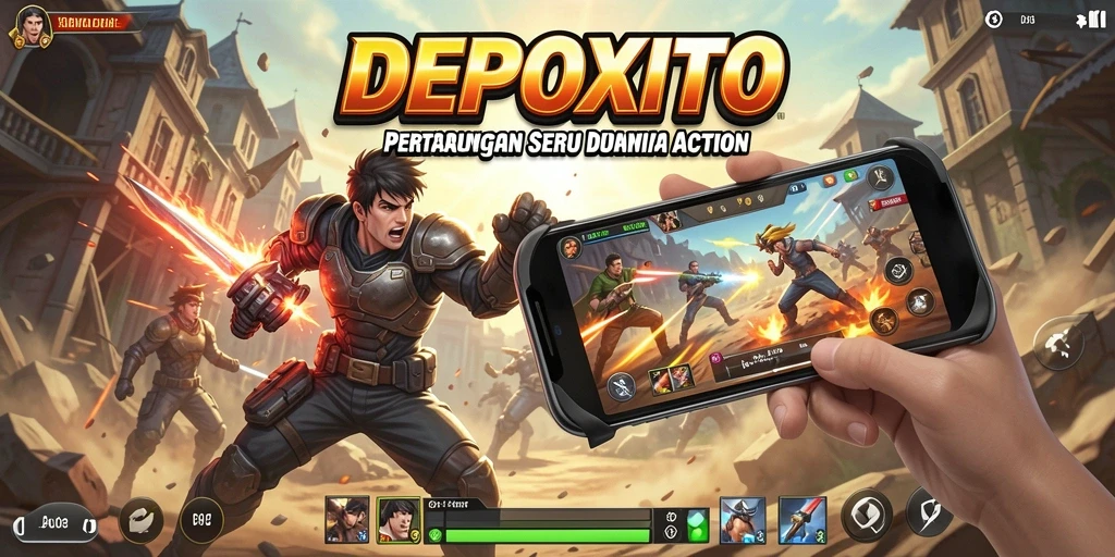 Tampilan gameplay DEPOXITO yang seru dan menegangkan.