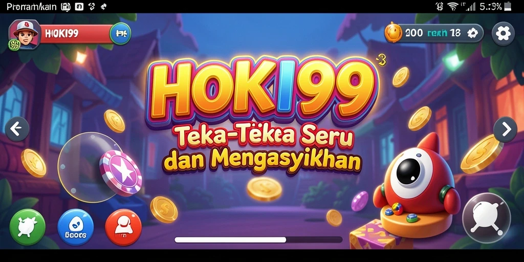 Tampilan gameplay HOKI99 yang menampilkan tantangan teka-teki.