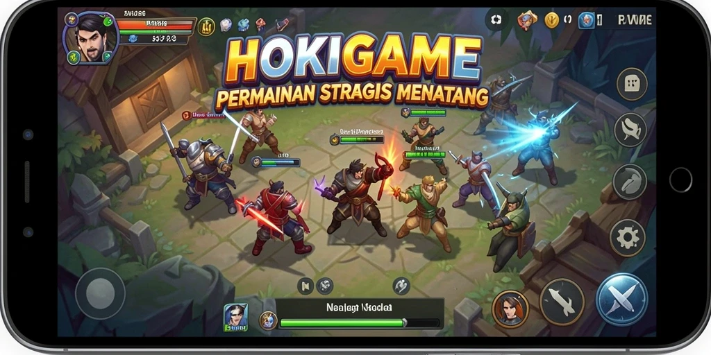 Tampilan gameplay HOKIGAME dengan elemen strategi menarik.