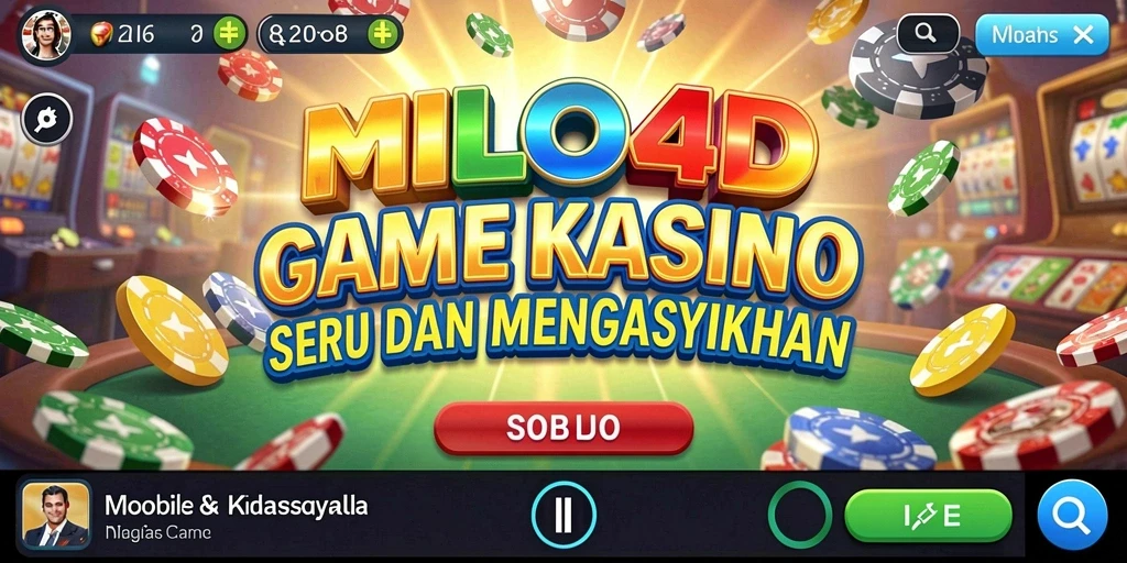 Tampilan gameplay seru dari aplikasi Kasino MILO4D.