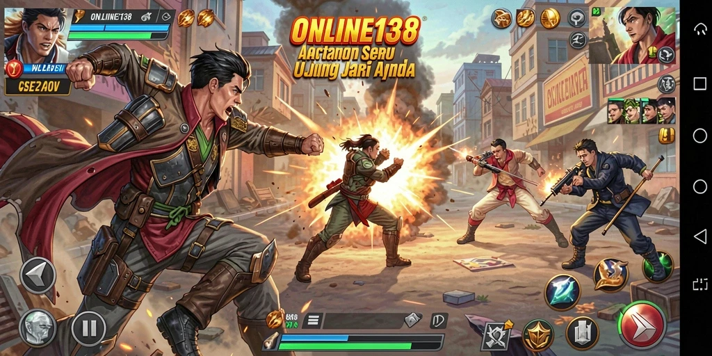 Gameplay seru di ONLINE138 dengan aksi pertarungan mendebarkan.
