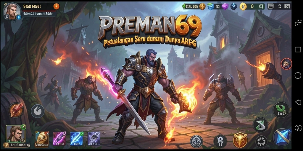 Tangkapan layar gameplay seru di PREMAN69 dengan grafis memukau.