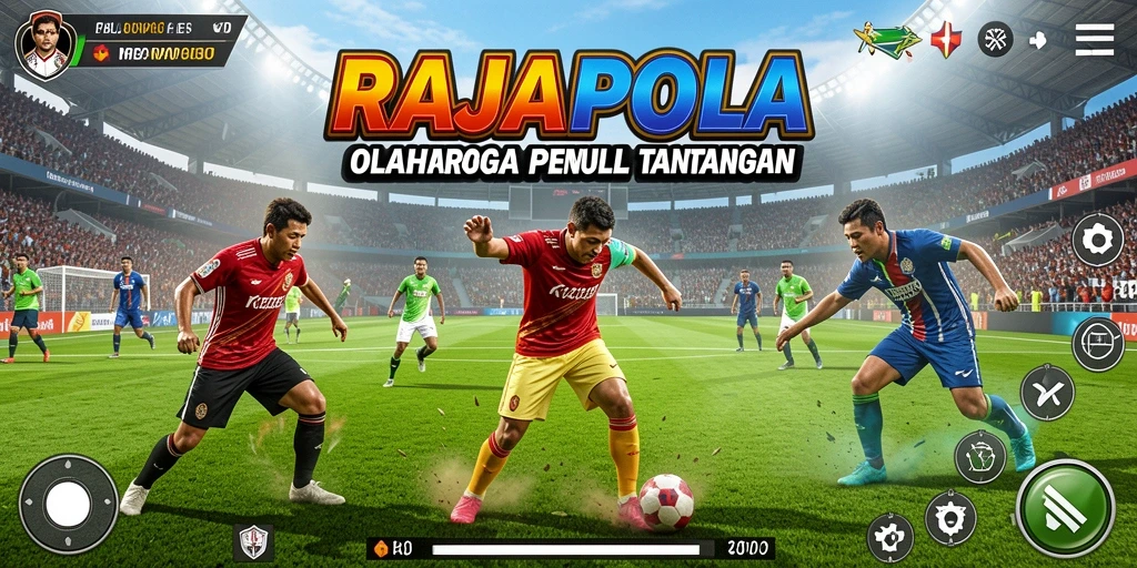 Tampilan gameplay seru dan penuh aksi di RAJAPOLA.
