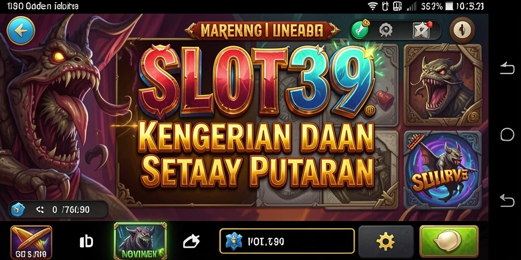 Screenshot menampilkan gameplay mengerikan dengan karakter menyeramkan.