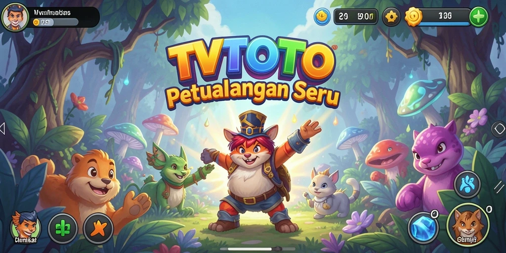 Tampilan gameplay <strong>TVTOTO</strong> dengan karakter dalam petualangan menantang.