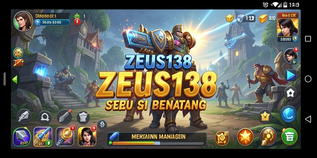 Tampilan gameplay menegangkan dalam ZEUS138 yang penuh strategi.